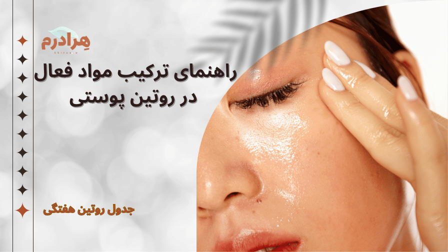 قوانین طلایی لایه‌بندی مواد فعال | ترکیب نیاسینامید، ویتامین C و رتینول - هرادرم