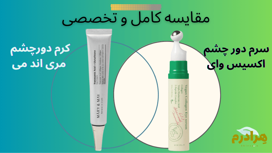 مقایسه دورچشم مری اند می و دور چشم اکسیس وای