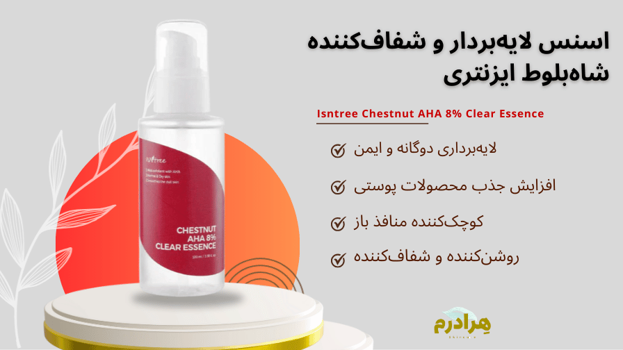 اسنس لایه بردار و شفاف کننده ایزنتری 