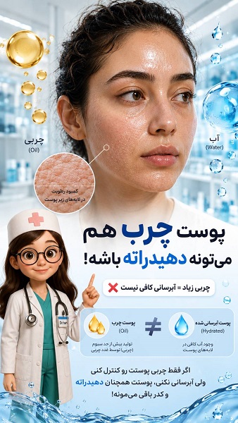 درمان دهیدراته شدن پوست