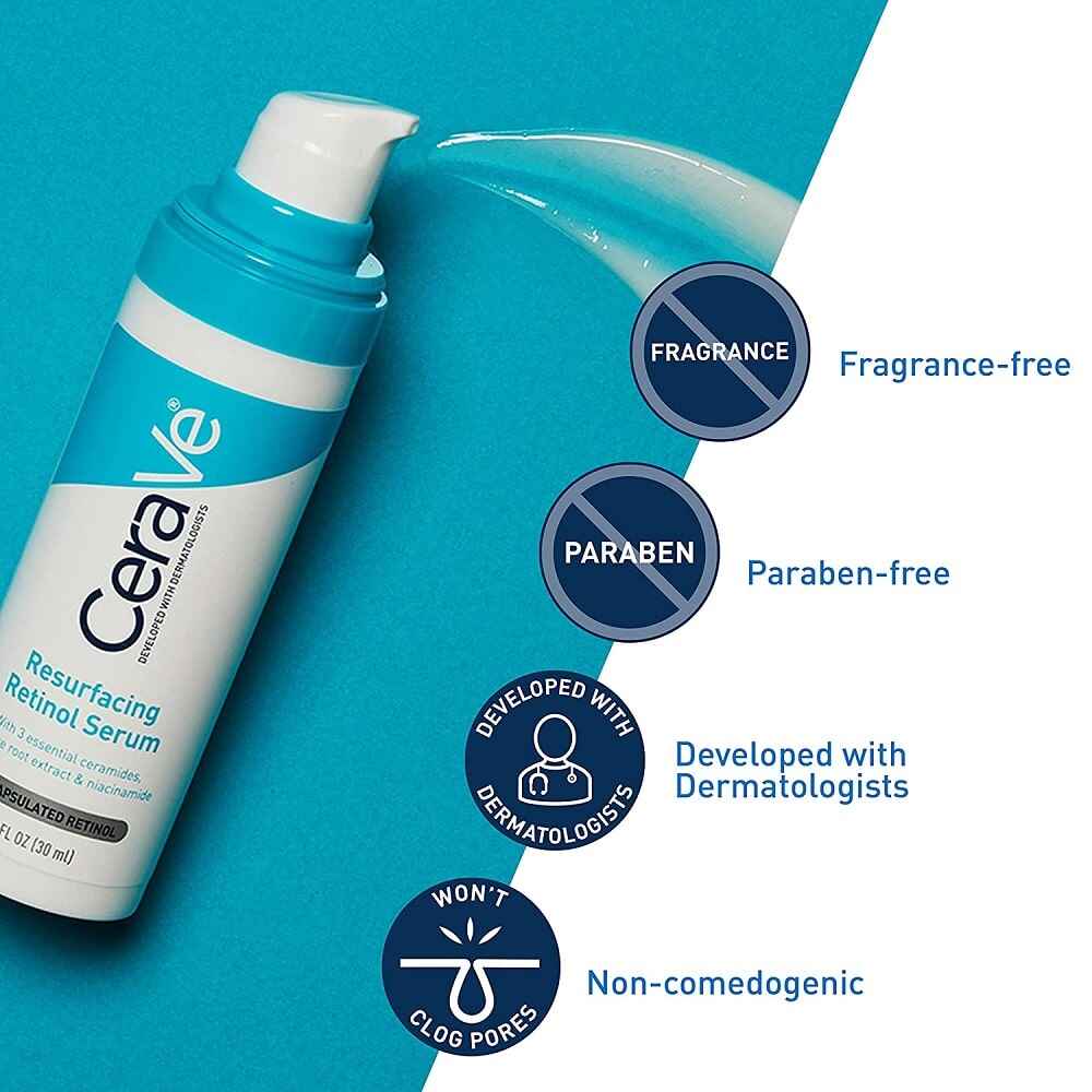 سرم رتینول سراوی آبی رنگ resurfacing